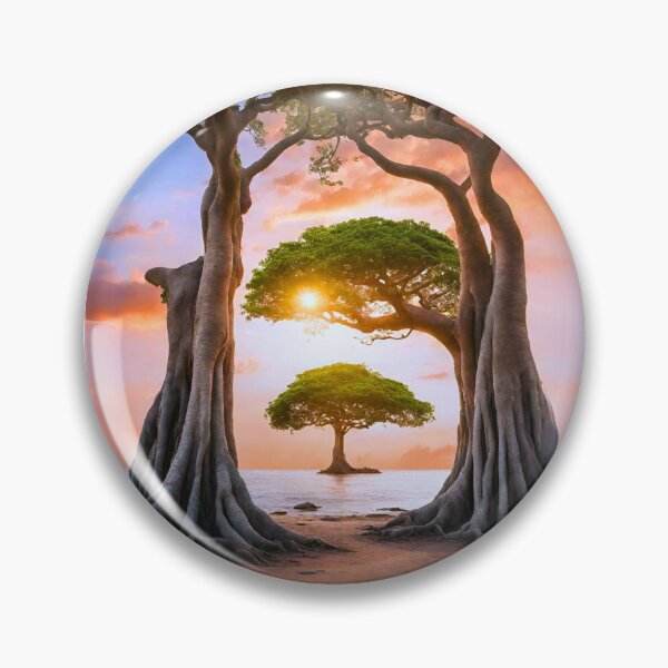 Item preview, Layered Banyan Tree Serenity Sunset designed and sold by Fredster1966.