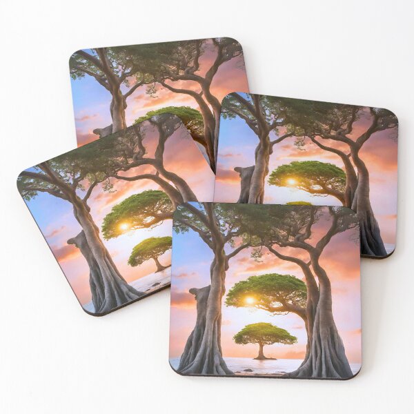 Item preview, Layered Banyan Tree Serenity Sunset designed and sold by Fredster1966.