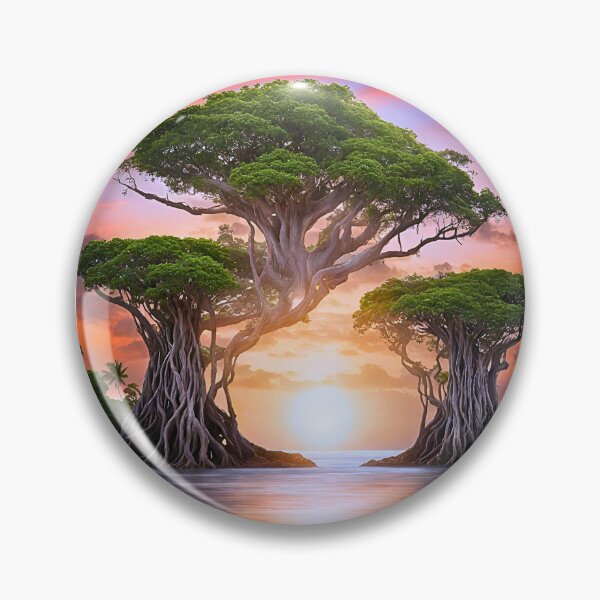 Item preview, Surreal Banyan Tree Sunset designed and sold by Fredster1966.