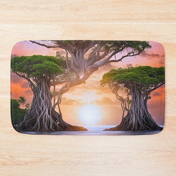 Item preview, Surreal Banyan Tree Sunset designed and sold by Fredster1966.