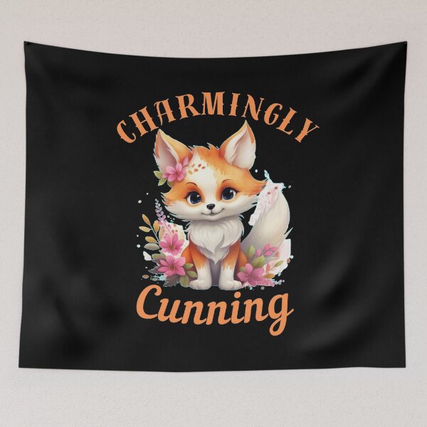 Item preview, Charmingly Cunning. fox portrait designed and sold by FoxVibes.