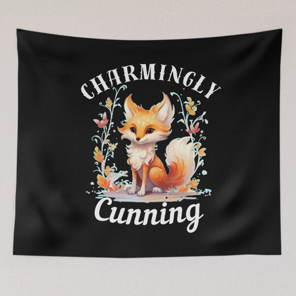 Item preview, Charmingly Cunning. fox quote designed and sold by FoxVibes.