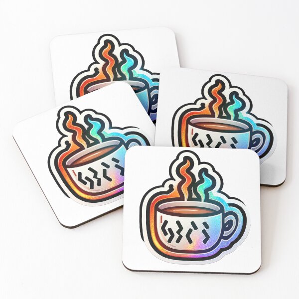 Item preview, Smoking Hot Coffee in a cool mug designed and sold by Geekbits-Store.