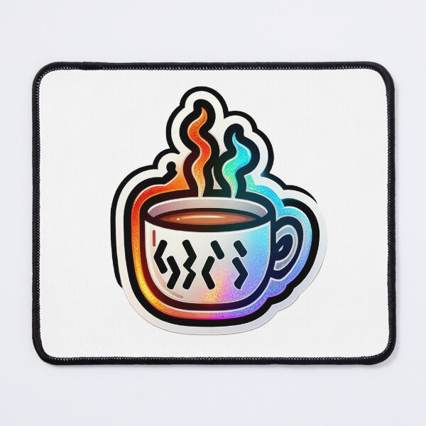 Item preview, Smoking Hot Coffee in a cool mug designed and sold by Geekbits-Store.