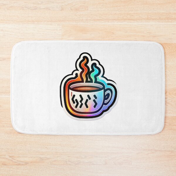 Item preview, Smoking Hot Coffee in a cool mug designed and sold by Geekbits-Store.