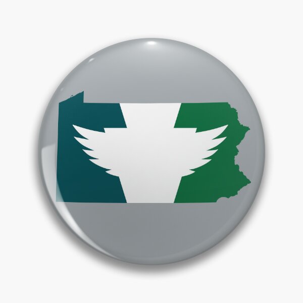 Item preview, Philly Football Keystone Flag Map designed and sold by Tara Stark.