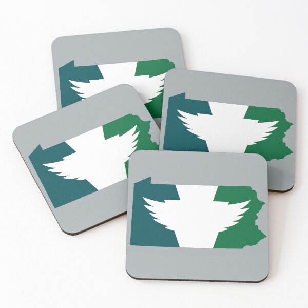 Item preview, Philly Football Keystone Flag Map designed and sold by Tara Stark.
