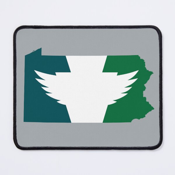 Item preview, Philly Football Keystone Flag Map designed and sold by Tara Stark.