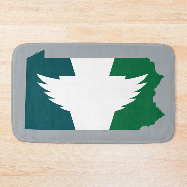 Item preview, Philly Football Keystone Flag Map designed and sold by Tara Stark.