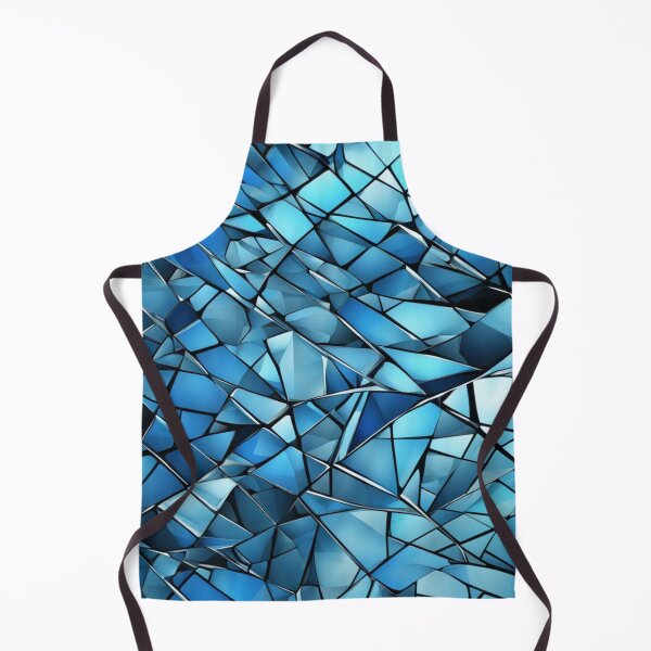 Item preview, Abstract Blue Shattered Glass Pattern designed and sold by calibrit.