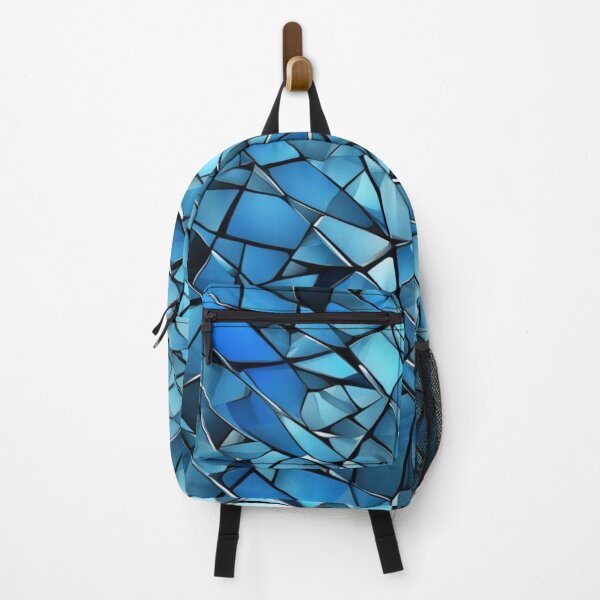 Item preview, Abstract Blue Shattered Glass Pattern designed and sold by calibrit.