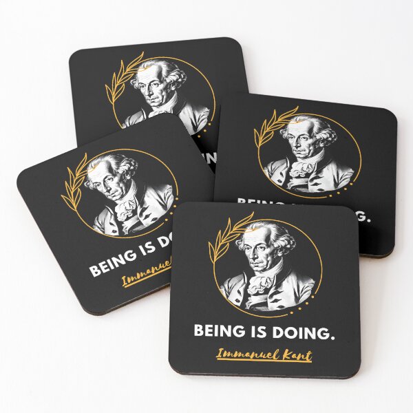 Item preview, Immanuel Kant quote: Being is doing for work designed and sold by CachoGlorious.