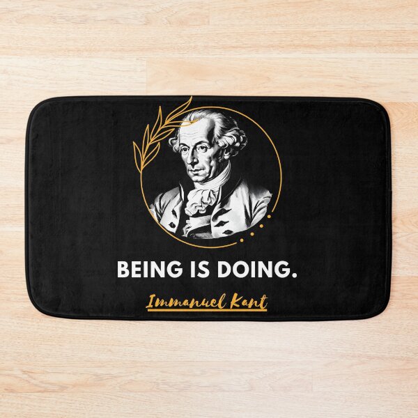 Item preview, Immanuel Kant quote: Being is doing for work designed and sold by CachoGlorious.