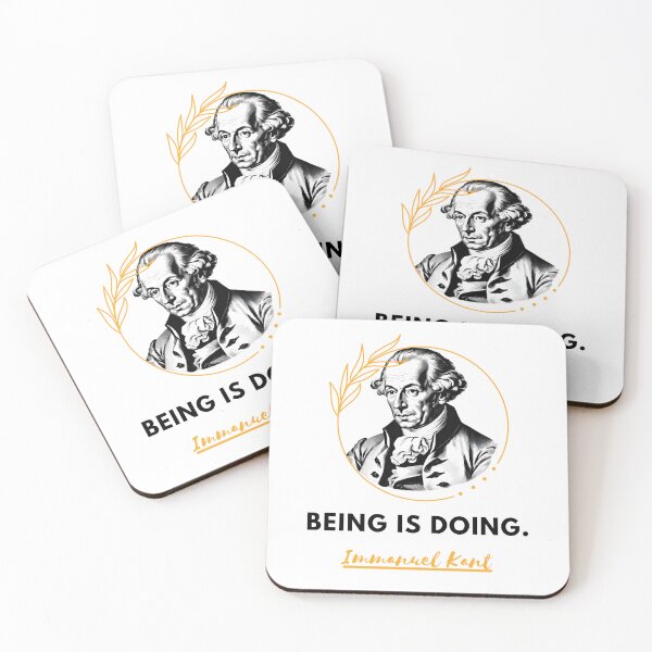 Item preview, Immanuel Kant quote: Being is doing for work designed and sold by CachoGlorious.