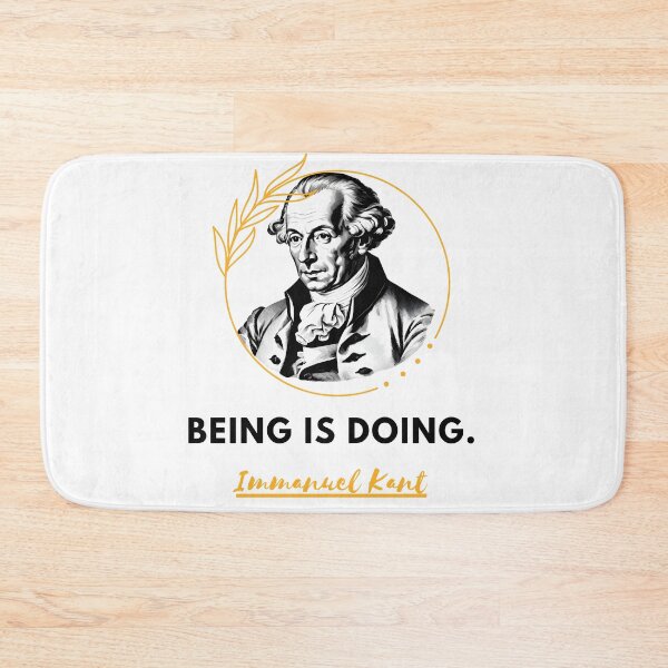 Item preview, Immanuel Kant quote: Being is doing for work designed and sold by CachoGlorious.
