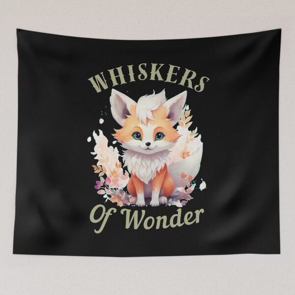 Item preview, Whiskers Of Wonder. fox portrait designed and sold by FoxVibes.