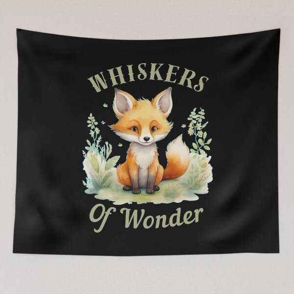 Item preview, Whiskers Of Wonder. fox watercolor designed and sold by FoxVibes.