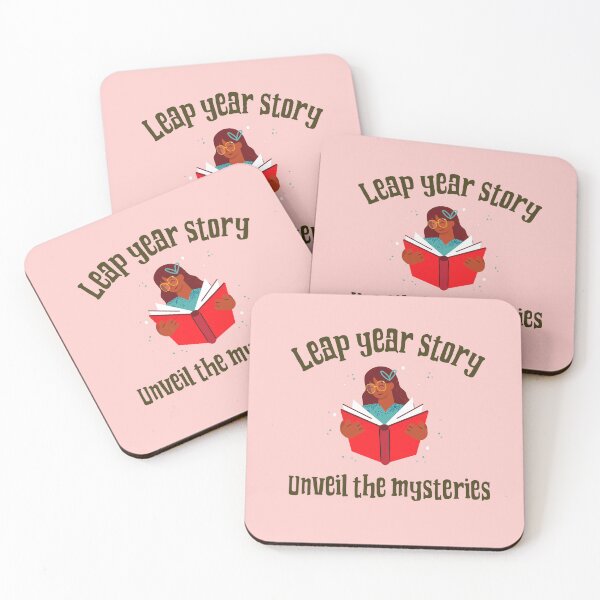 Item preview, Leap year story, unveil the mysteries|Leap Year|Girl reading Book|Feb 29 designed and sold by ButterflyDsgns6.