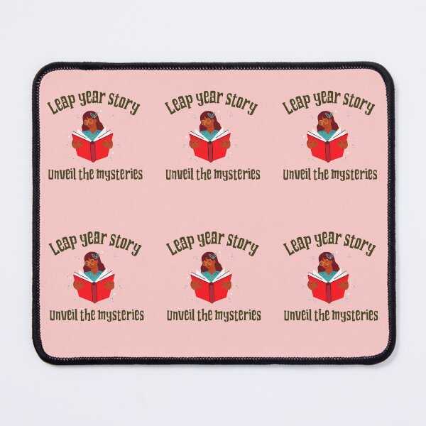 Item preview, Leap year story, unveil the mysteries|Leap Year|Girl reading Book|Feb 29 designed and sold by ButterflyDsgns6.