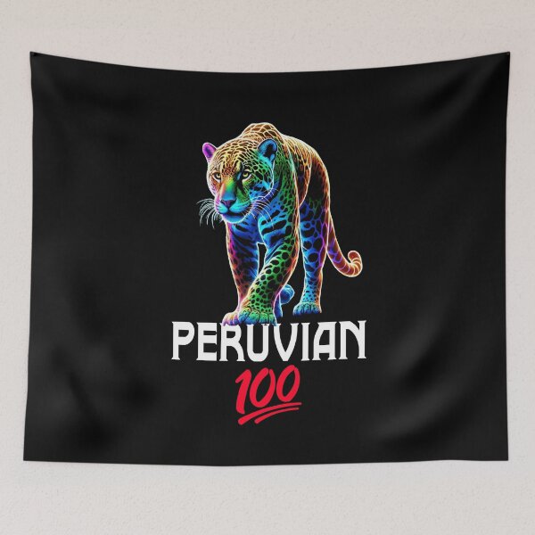 Item preview, Peruvian Pride Jaguar Mountain 100% Peru Roots designed and sold by SambaStyles.