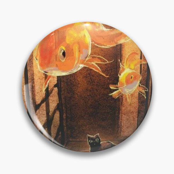 Item preview, flying fish floating cat designed and sold by Grind107.