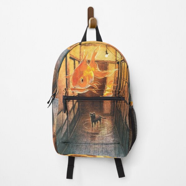 Item preview, flying fish floating cat designed and sold by Grind107.