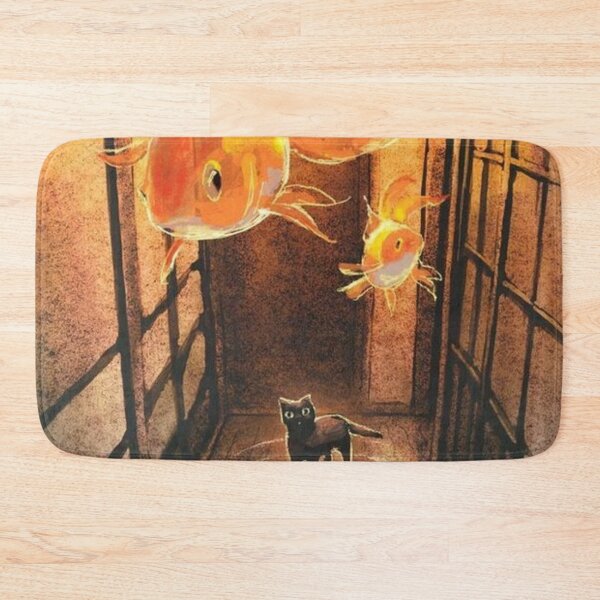 Item preview, flying fish floating cat designed and sold by Grind107.