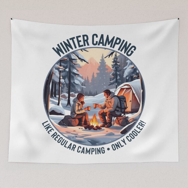 Item preview, Winter Camping, Like Regular Camping, Only Cooler designed and sold by Gsallicat.