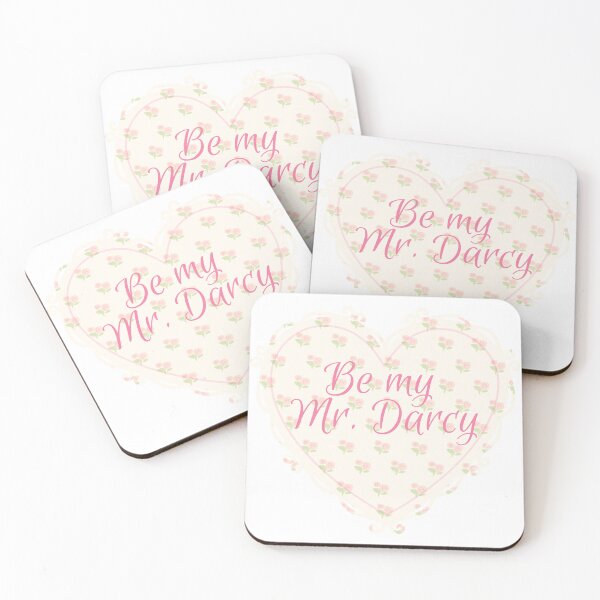 Item preview, Be My Mr. Darcy Pride and Prejudice Valentines Heart designed and sold by Honey Designs.