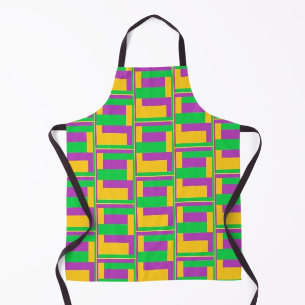 Item preview, Geometric Abstract Mardi Gras Colors Pattern designed and sold by ArtByLM.