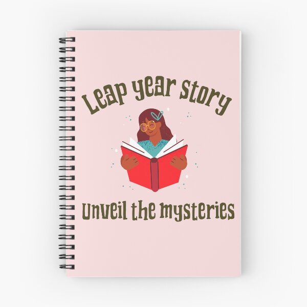 Item preview, Leap year story, unveil the mysteries|Leap Year|Girl reading Book|Feb 29 designed and sold by ButterflyDsgns6.