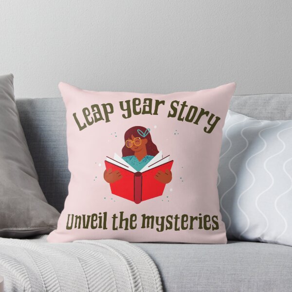Item preview, Leap year story, unveil the mysteries|Leap Year|Girl reading Book|Feb 29 designed and sold by ButterflyDsgns6.