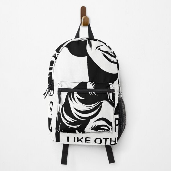 Item preview, Crazy Twin Parents Black and White Simplistic Graphic designed and sold by invention7.