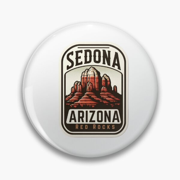 Artikelvorschau, Sedona Arizona Red Rocks Retro entworfen und verkauft von BrinaandPops.