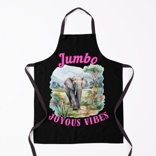 Item preview, Jumbo Joyous Vibes. elephant head designed and sold by ElephantVibes.