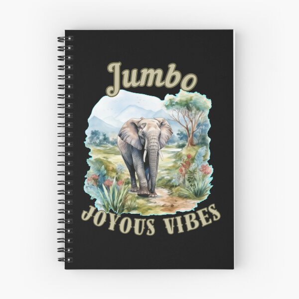 Item preview, Jumbo Joyous Vibes. elephant face designed and sold by ElephantVibes.