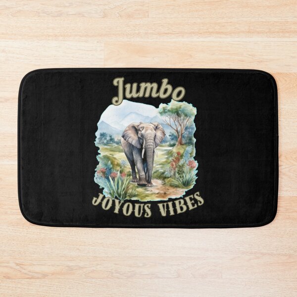 Item preview, Jumbo Joyous Vibes. elephant face designed and sold by ElephantVibes.
