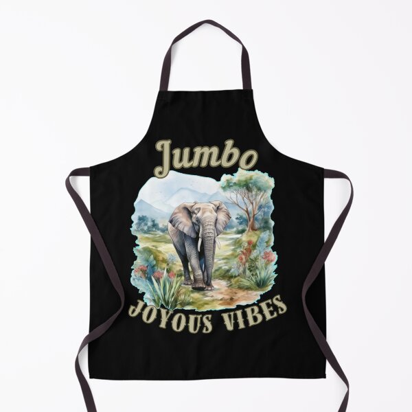 Item preview, Jumbo Joyous Vibes. elephant face designed and sold by ElephantVibes.