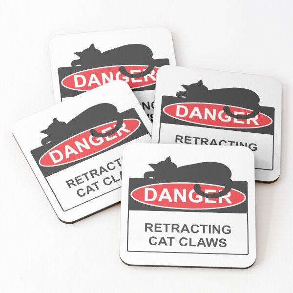 Item preview, DANGER Retracting Cat Claws designed and sold by Prosper  Scott.
