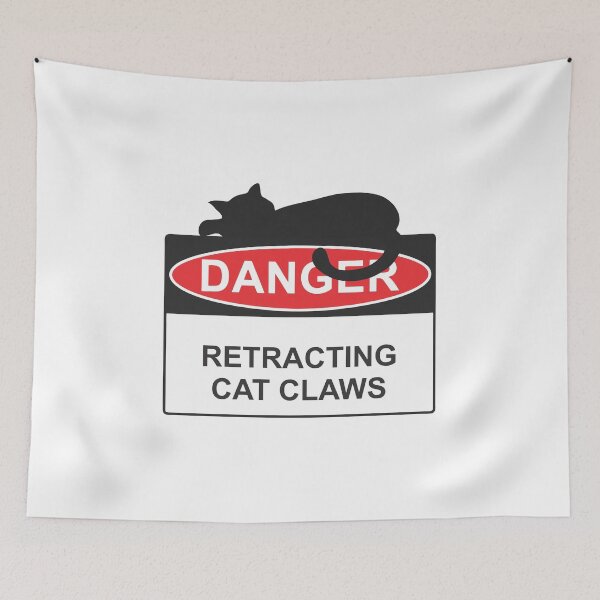 Item preview, DANGER Retracting Cat Claws designed and sold by Prosper  Scott.