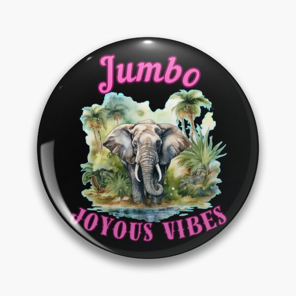 Item preview, Jumbo Joyous Vibes. elephant saying designed and sold by ElephantVibes.