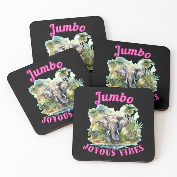 Item preview, Jumbo Joyous Vibes. elephant saying designed and sold by ElephantVibes.