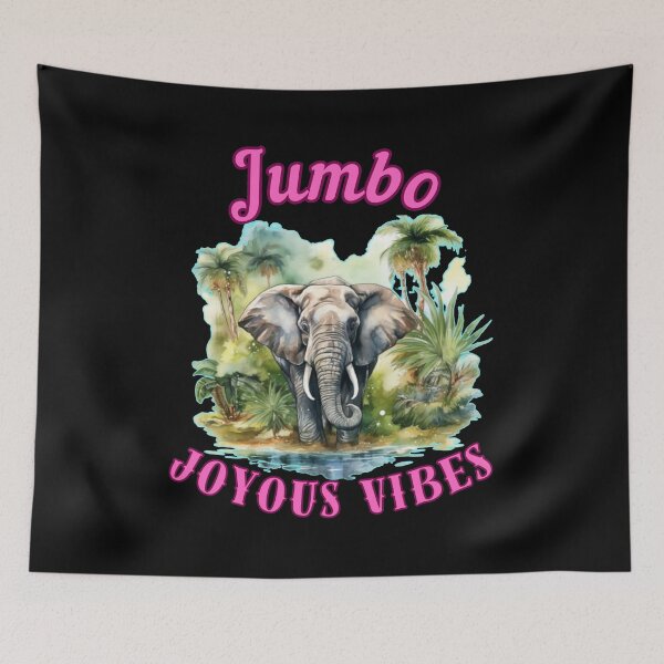 Item preview, Jumbo Joyous Vibes. elephant saying designed and sold by ElephantVibes.