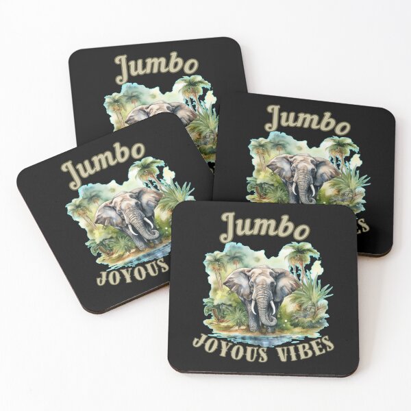 Item preview, Jumbo Joyous Vibes. elephant quote designed and sold by ElephantVibes.