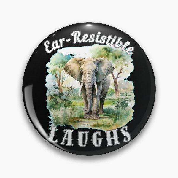 Item preview, Ear-Resistible Laughs designed and sold by ElephantVibes.