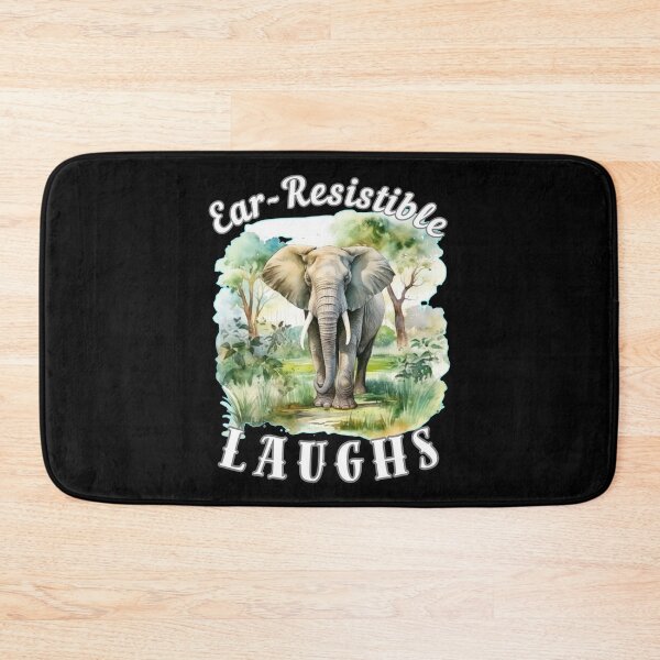 Item preview, Ear-Resistible Laughs designed and sold by ElephantVibes.