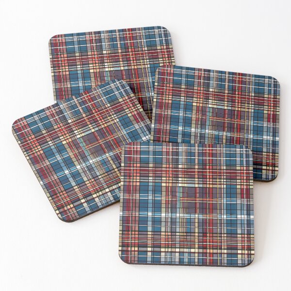 Item preview, blues, reds, yellows, plaid squares pattern classic yet modern! designed and sold by ZipperDragon88.