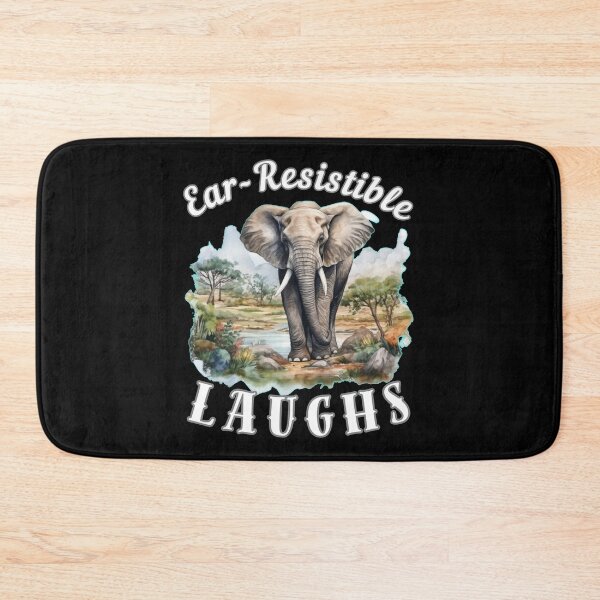 Item preview, Ear-Resistible Laughs. surreal elephant designed and sold by ElephantVibes.