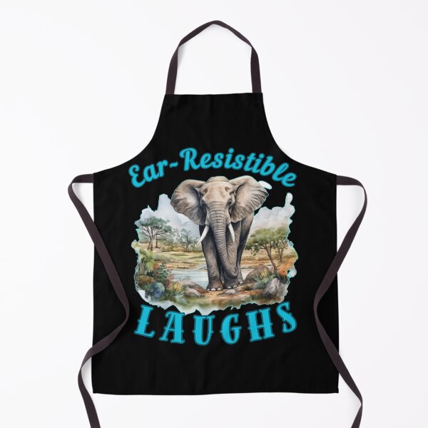 Item preview, Ear-Resistible Laughs. adorable elephant designed and sold by ElephantVibes.