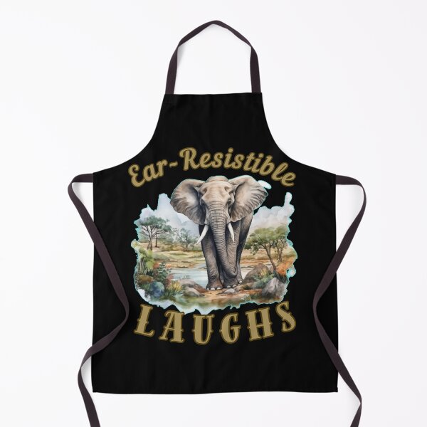 Item preview, Ear-Resistible Laughs. Flower elephant designed and sold by ElephantVibes.
